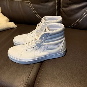 White high top vans